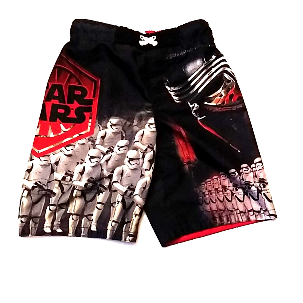 Kids Star Wars swim trunk size M like new